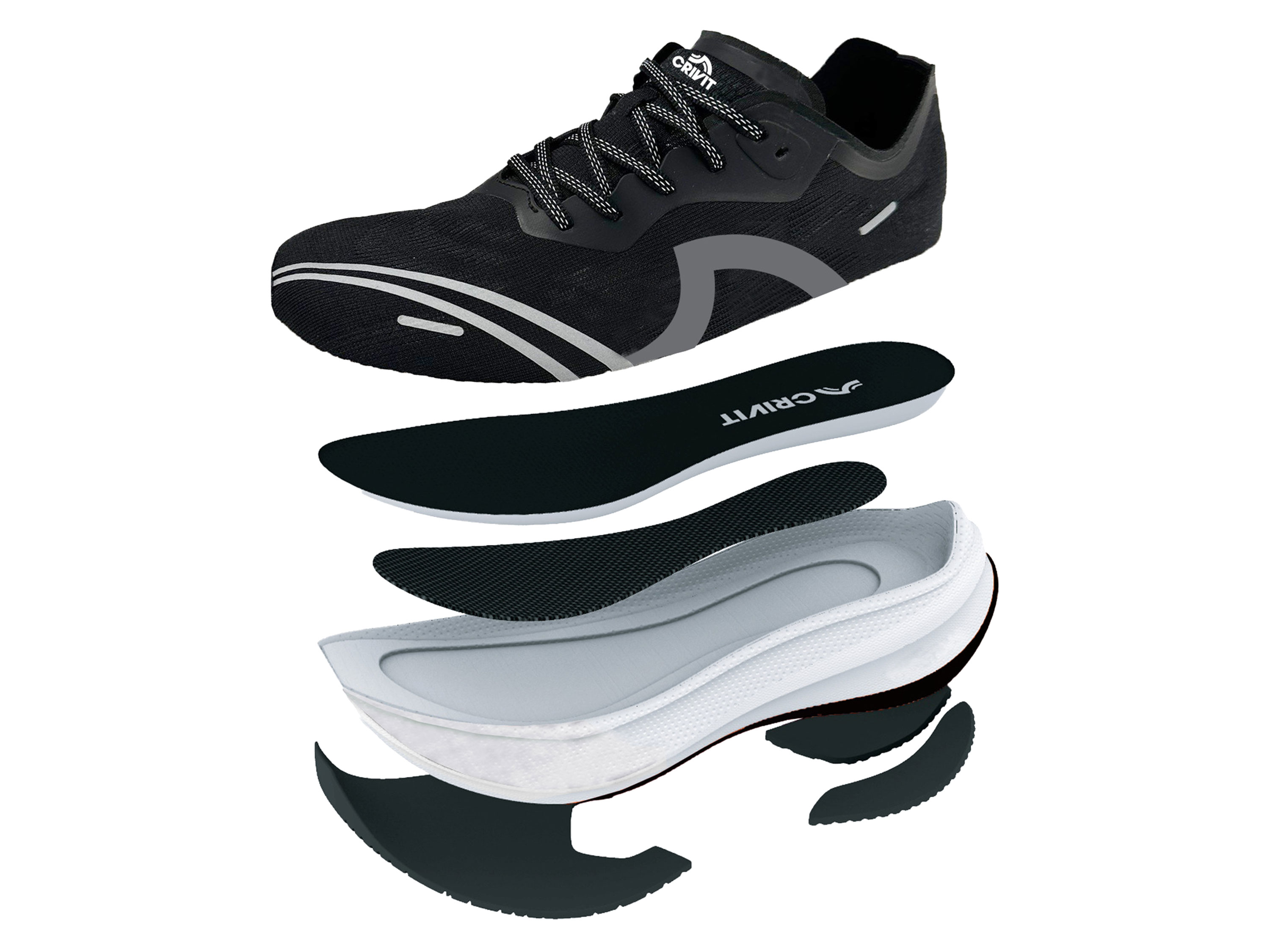 CRIVIT Buty do biegania CarbonLite 1.0 męskie - 11