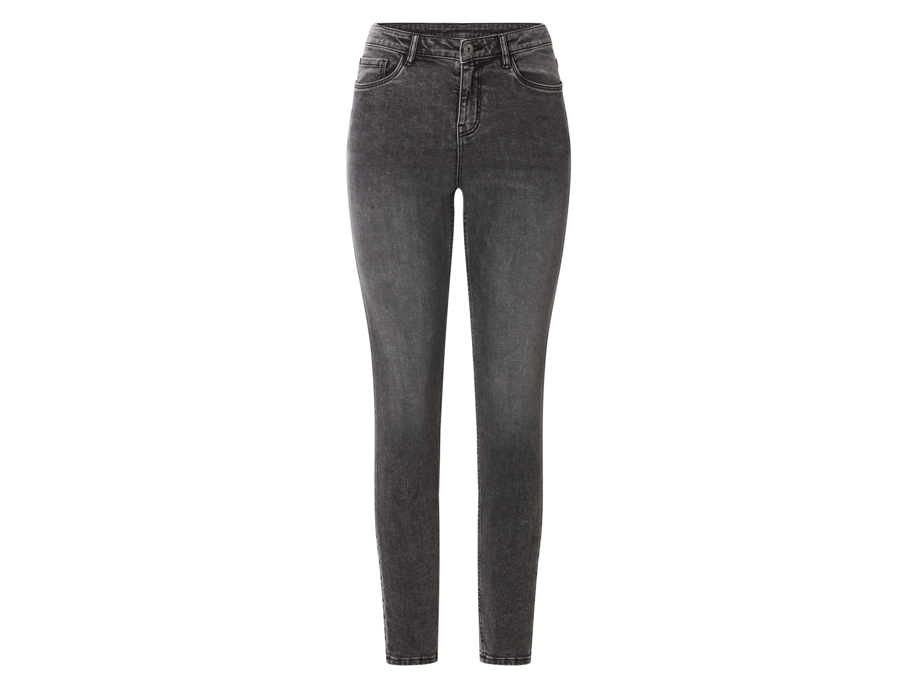 esmara® Jeansy damskie super skinny fit (Szary, 42/32)