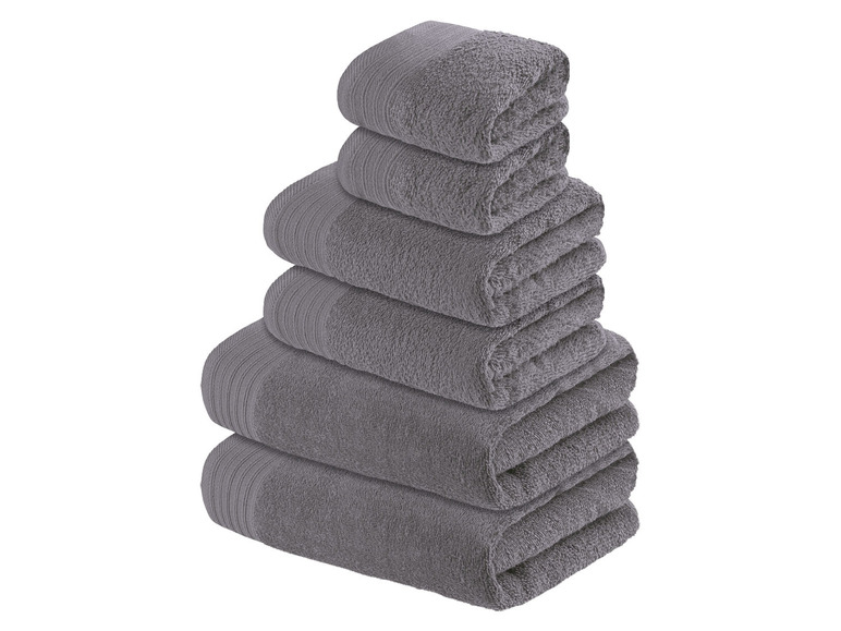Pełny ekran: LIVARNO home Komplet 6 ręczników frotte - zdjęcie 2