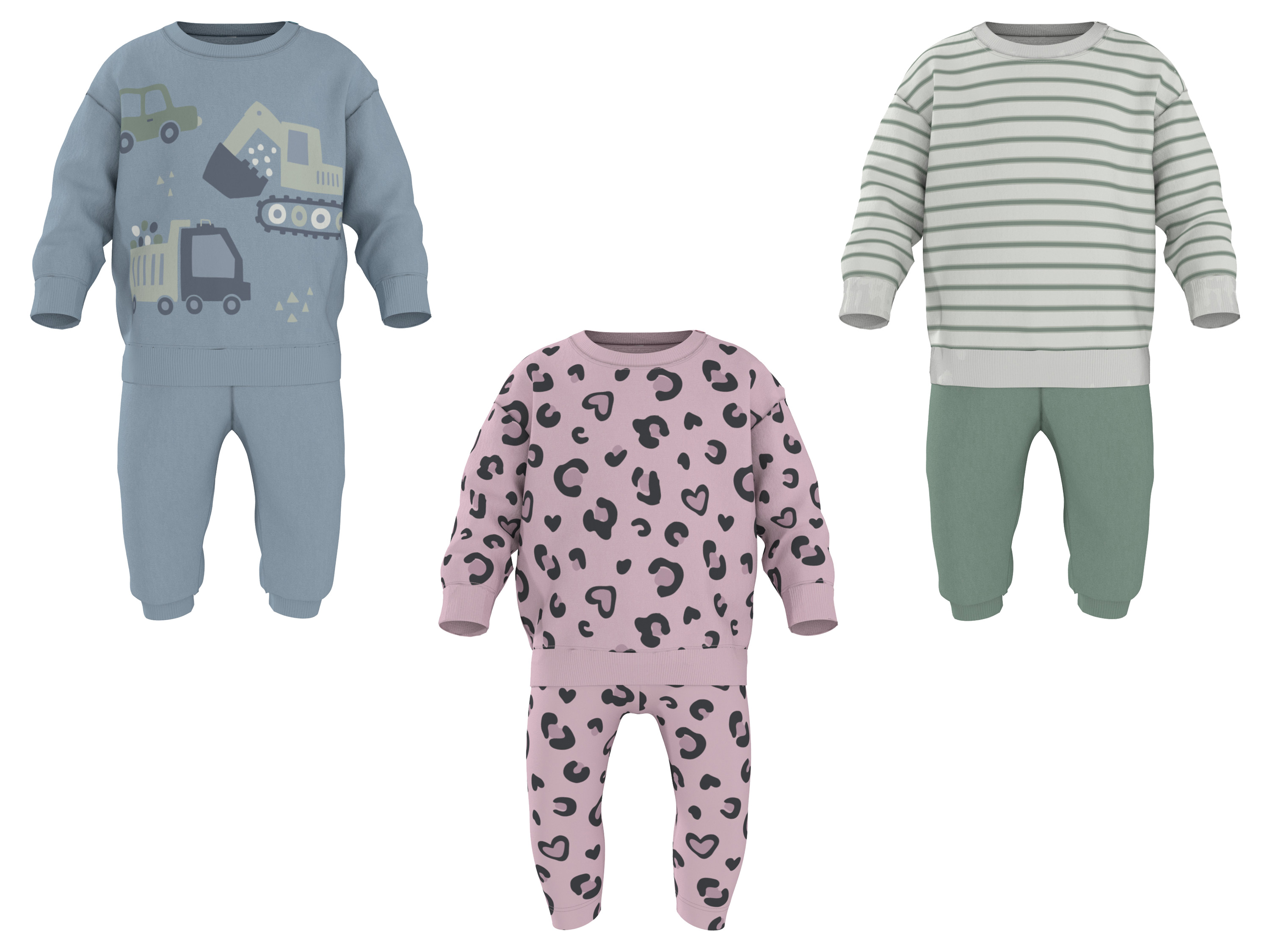 LUPILU® Dres niemowlęcy, 2-częściowy