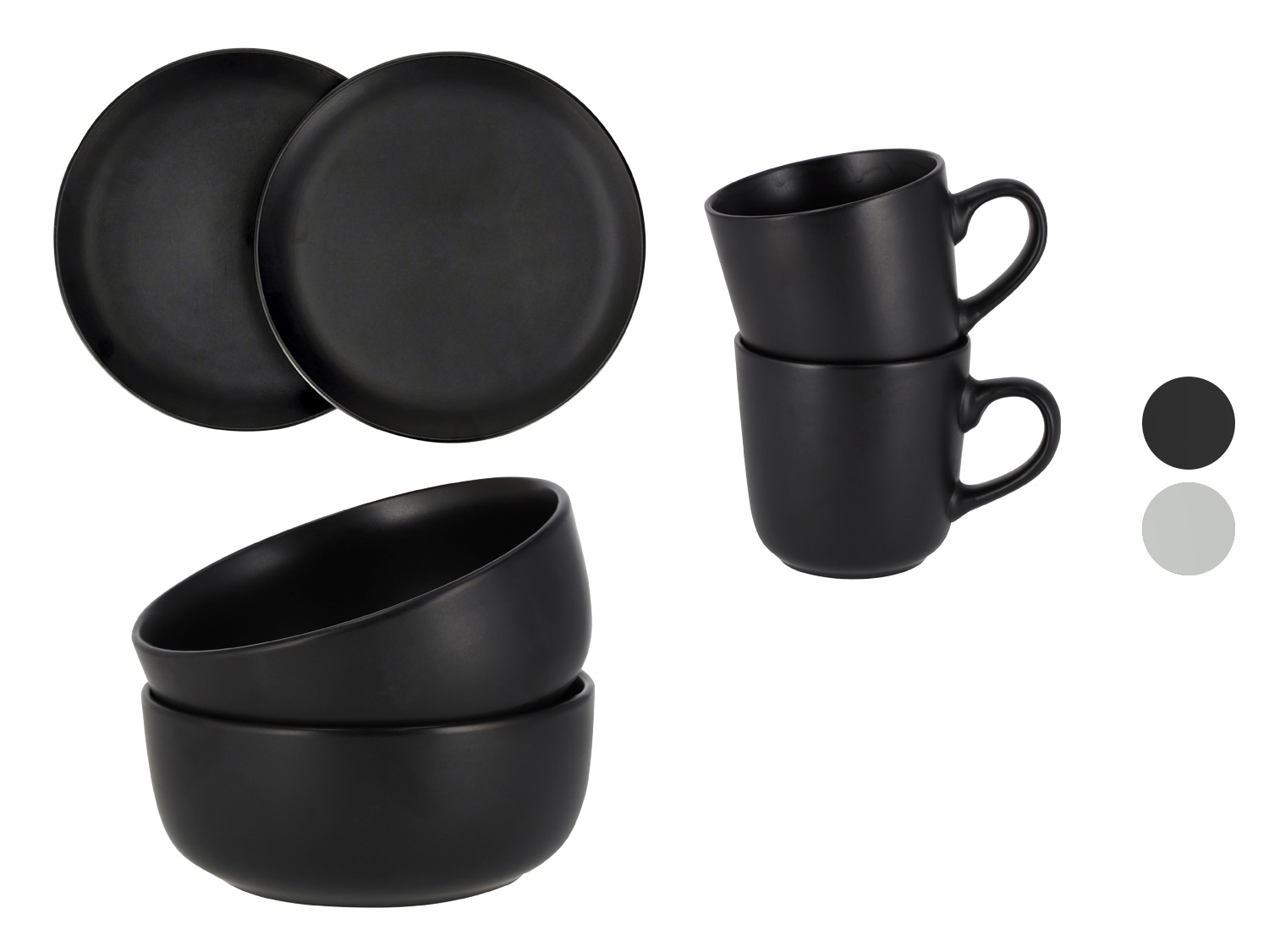 SILVERCREST® Zestaw 2 misek lub filiżanek lub talerzy