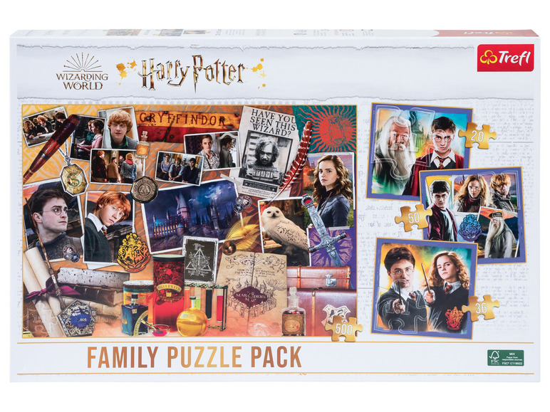Pełny ekran: Trefl Puzzle Family Pack 3w1 z postaciami z bajek, 500 części - zdjęcie 4