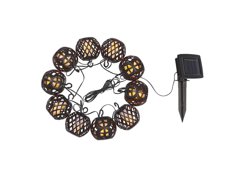 Pełny ekran: LIVARNO home Solarna girlanda świetlna LED, 100 diod - zdjęcie 4