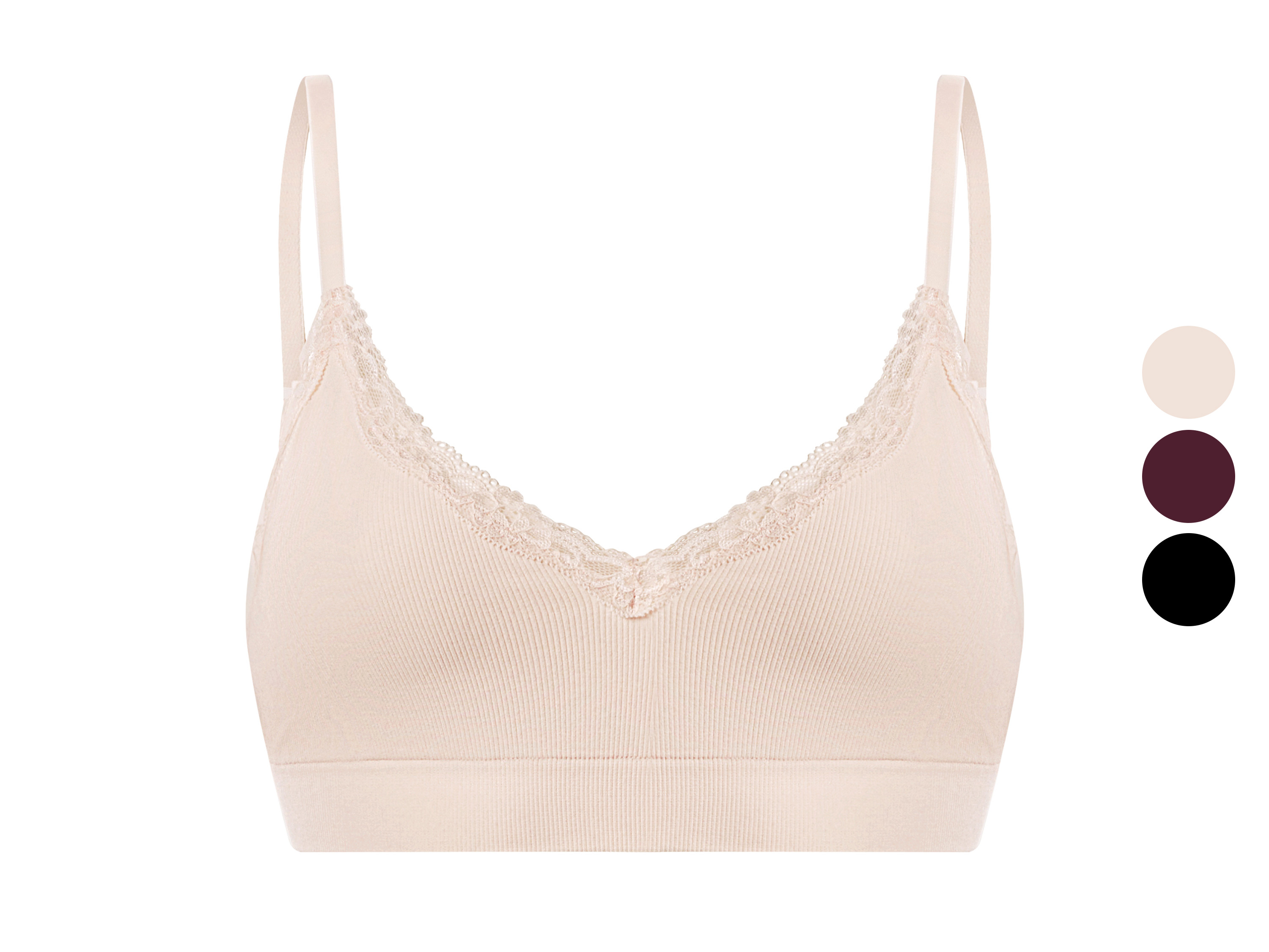 ESMARA® Biustonosz damski typu bustier z koronką