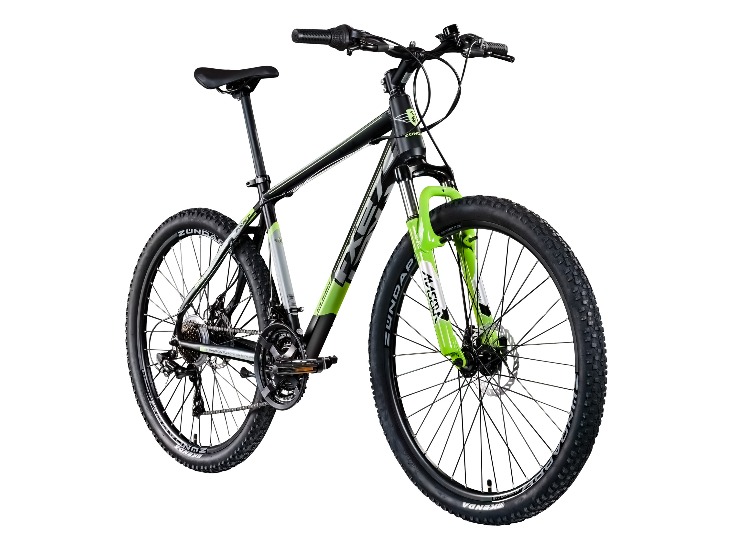 ZÜNDAPP Rower górski »FX27«, 27,5 cali (czarna/zielona)