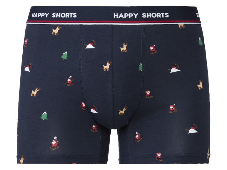 Pełny ekran: Happy Shorts Majtki bokserki męskie z motywami świątecznymi, 2 pary - zdjęcie 13