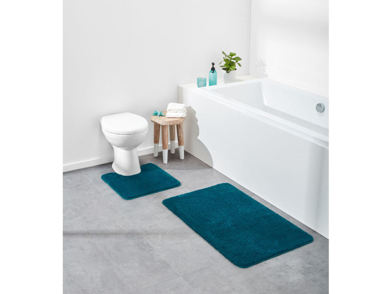 Pełny ekran: LIVARNO home Zestaw 2 dywaników łazienkowych z mikrowłókna - zdjęcie 8