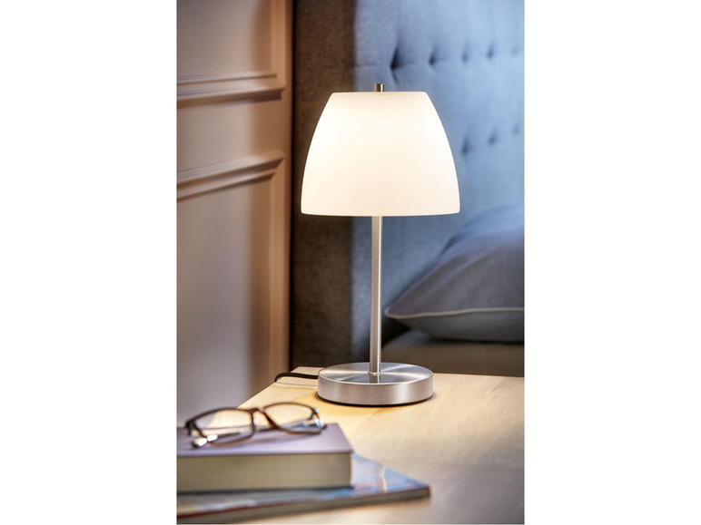 Pełny ekran: LIVARNO home Lampa stołowa LED z dotykowym przełącznikiem przyciemniania, 1 sztuka - zdjęcie 5
