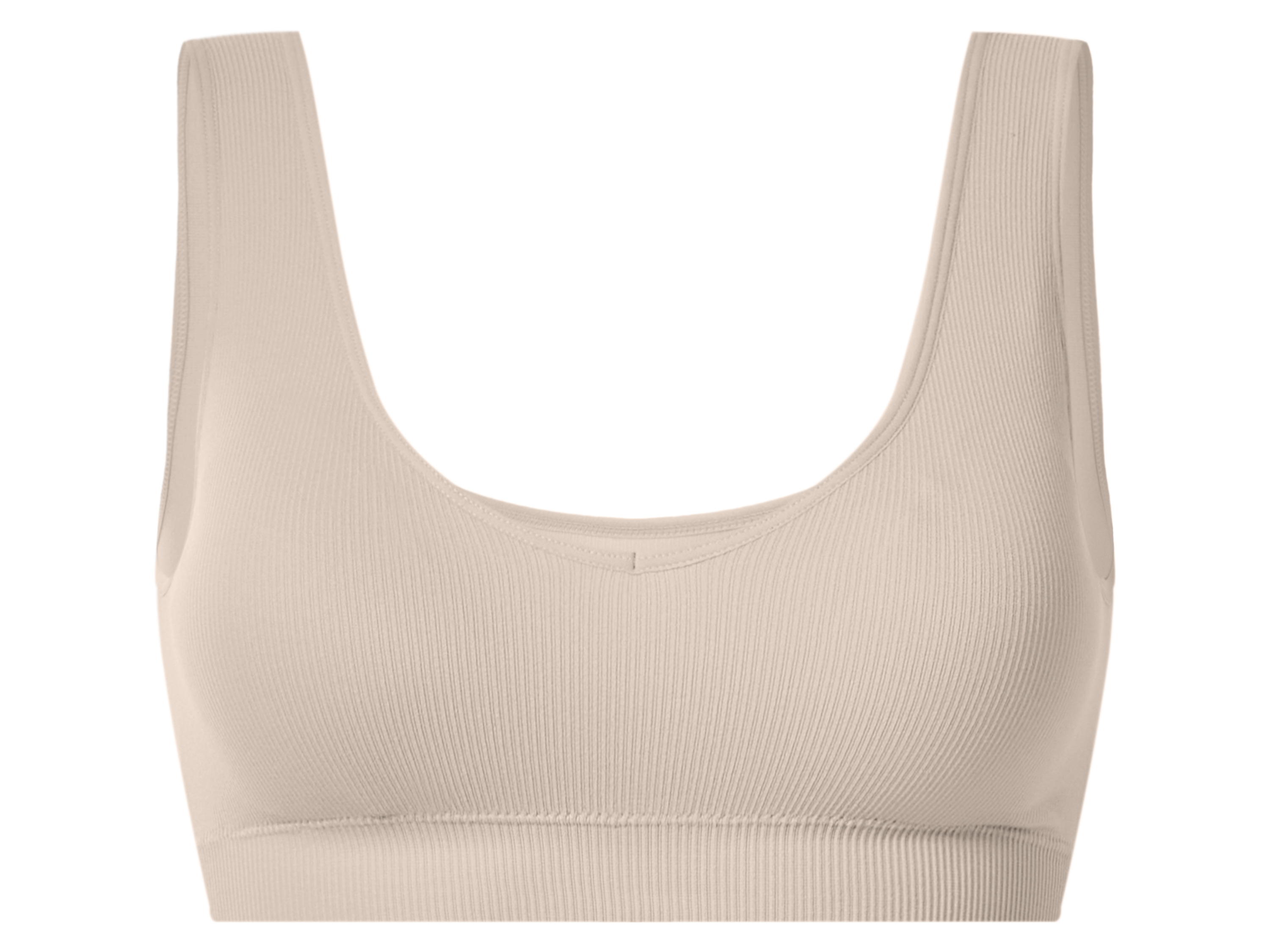 esmara® Biustonosz bustier prążkowany damski 