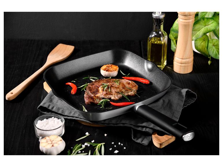 Patelnia grillowa aluminiowa, Ø 28 cm