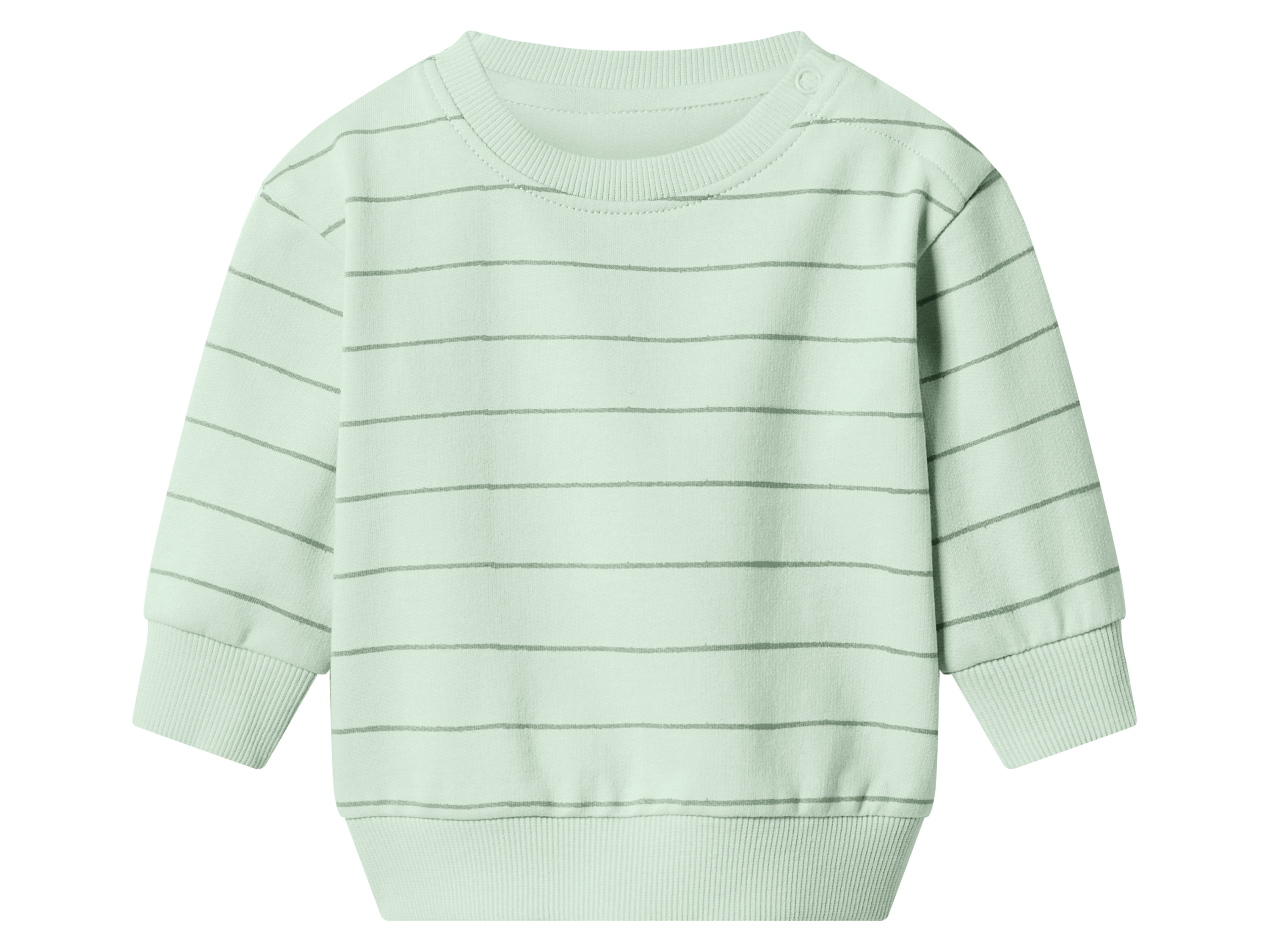 lupilu® Bluza dresowa niemowlęca z bawełną (Miętowy, 62/68)