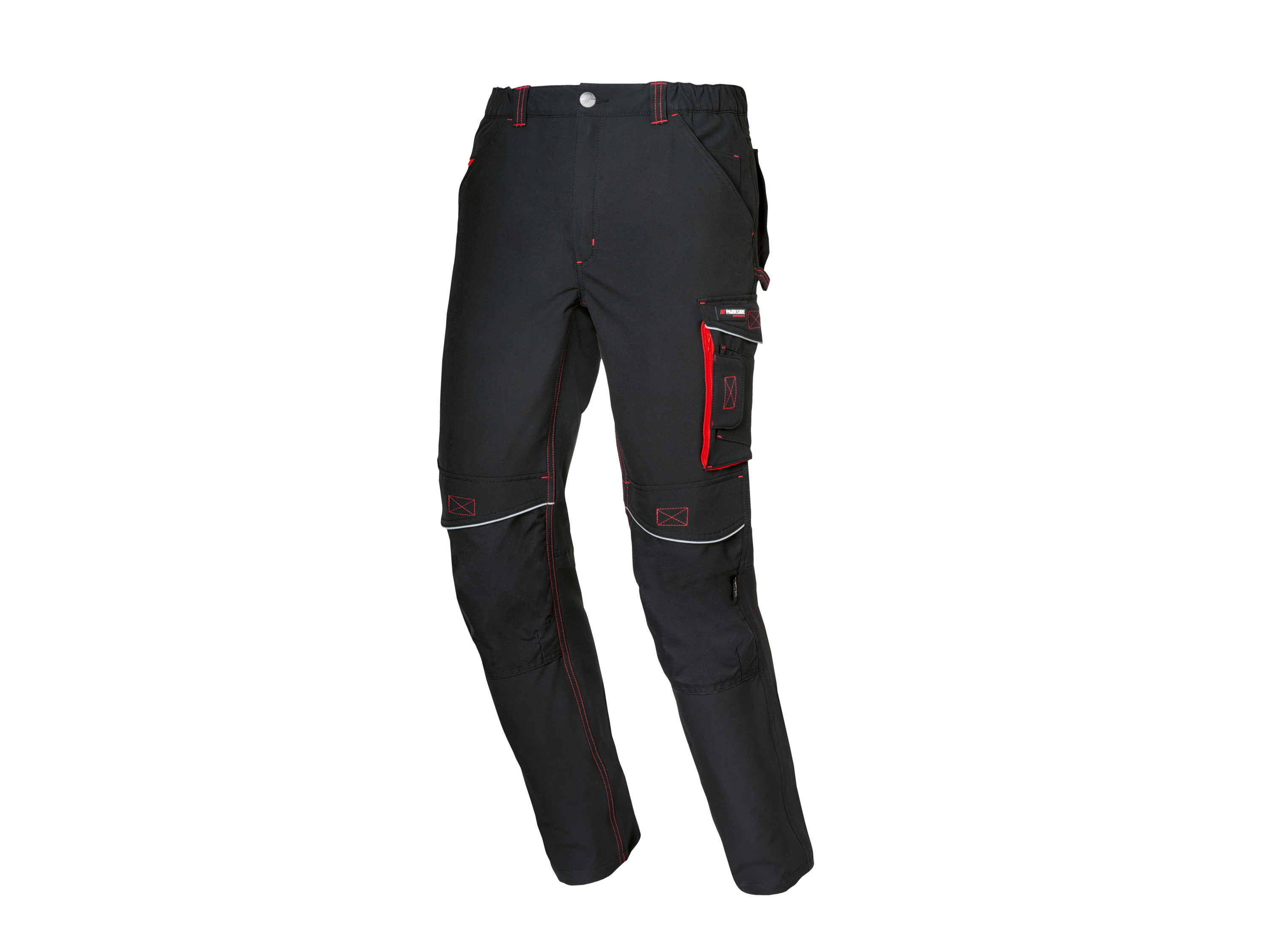 PARKSIDE PERFORMANCE® Spodnie robocze męskie z wyściółką (Czarny, 54)