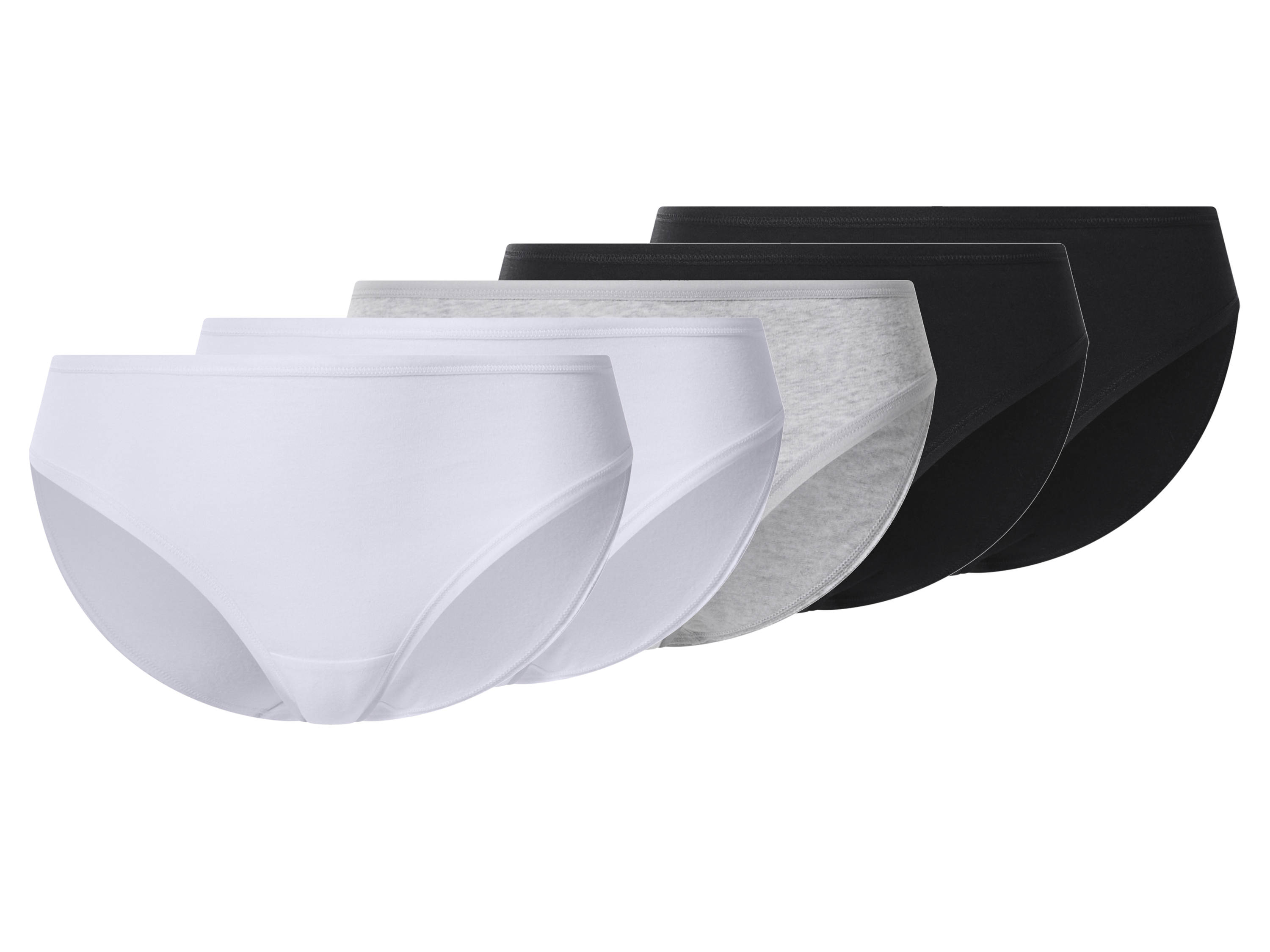 esmara® Majtki figi damskie z bawełną, 5 par 