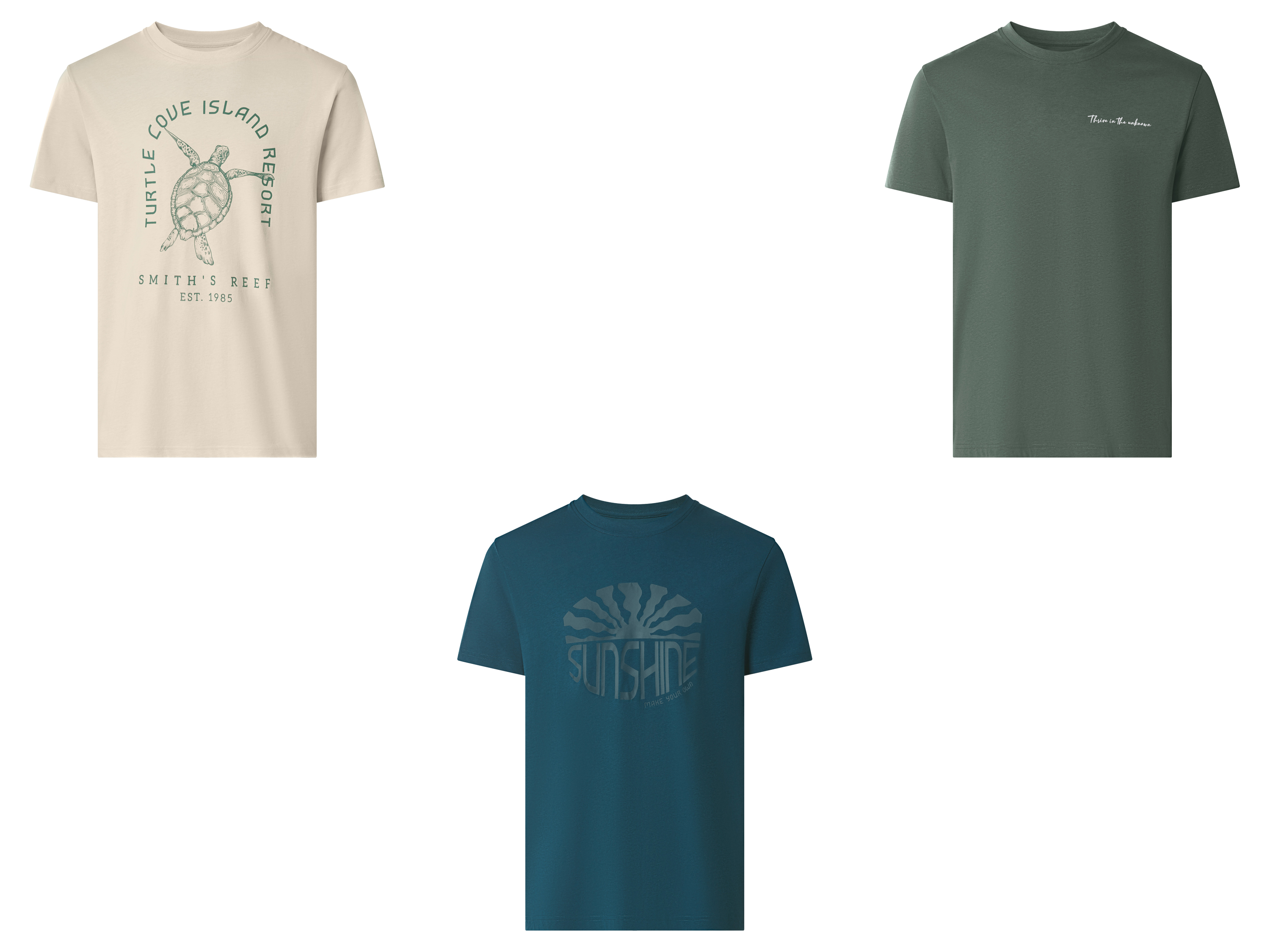 esmara Men T-shirt męski z bawełny