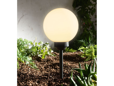 LIVARNO home Lampa solarna LED kula, Ø 20 cm