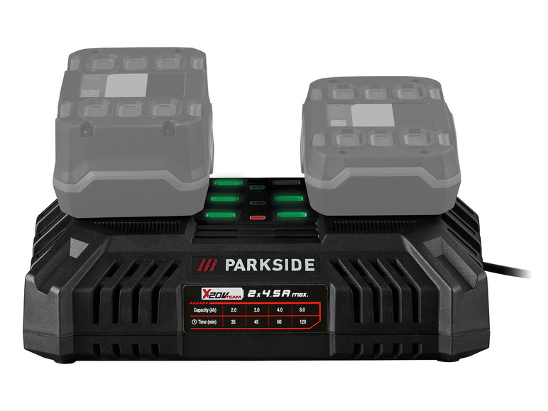 Pełny ekran: PARKSIDE® Akumulatorowa podwójna ładowarka 20 V, PDSLG 20 B1, 2x 4,5 A - zdjęcie 5
