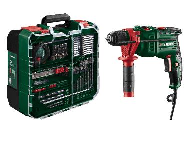 PARKSIDE® Wiertarka udarowa PSBM 750 C3 z zestawem 74 akcesoriów