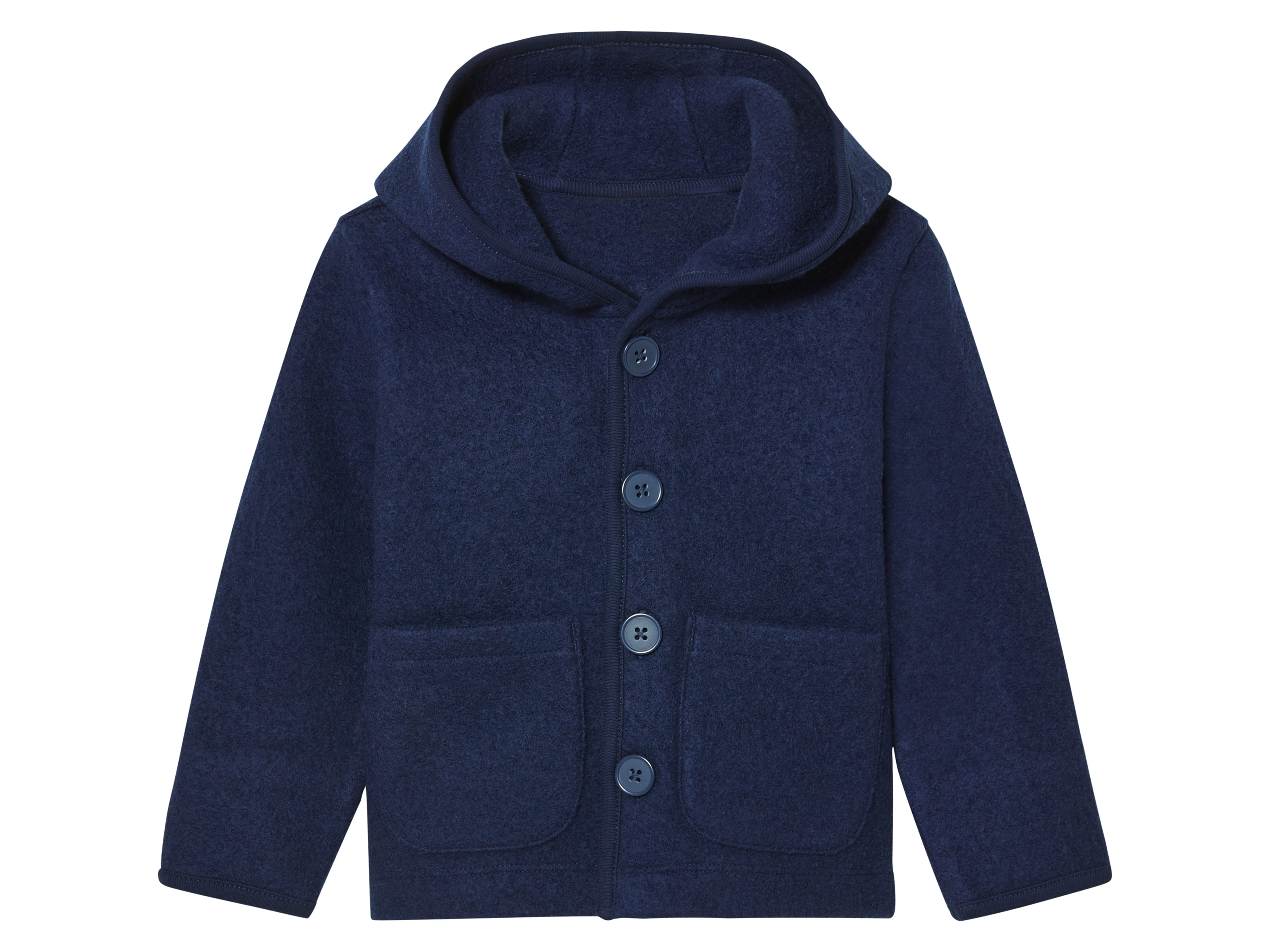 lupilu® Bluza niemowlęca z organicznej wełny merynosów (Granatowy, 62/68)