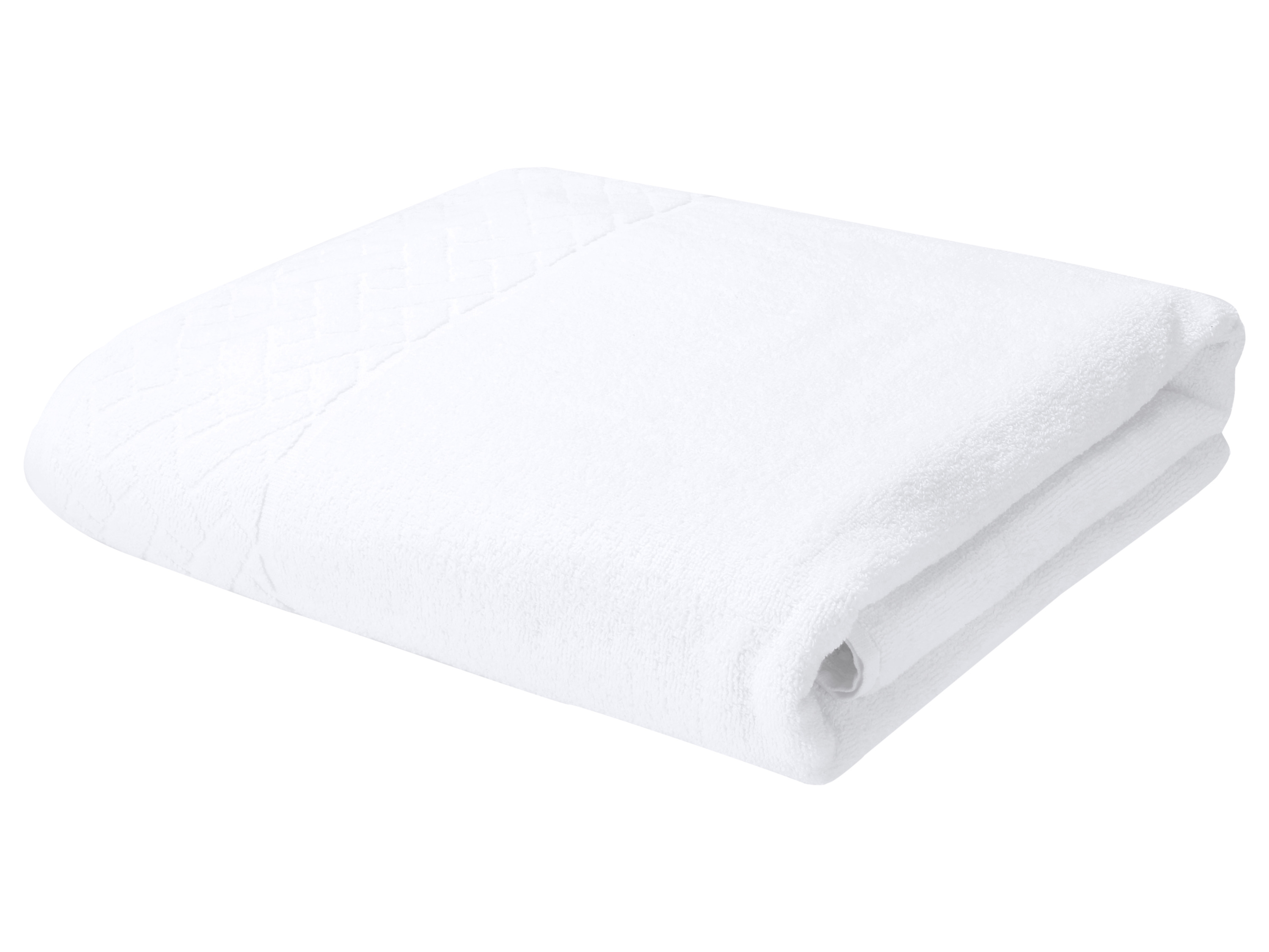 LIVARNO® Ręcznik kąpielowy frotte, 100 x 150 cm (Biały)