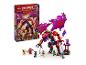 Zestaw LEGO Ninjago Dragons Rising 71832 Thunderfang Dragon of Chaos z minifigurkami.