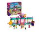 Zestaw LEGO Friends Heartlake City Sweet Shop ze sklepem i figurkami.
