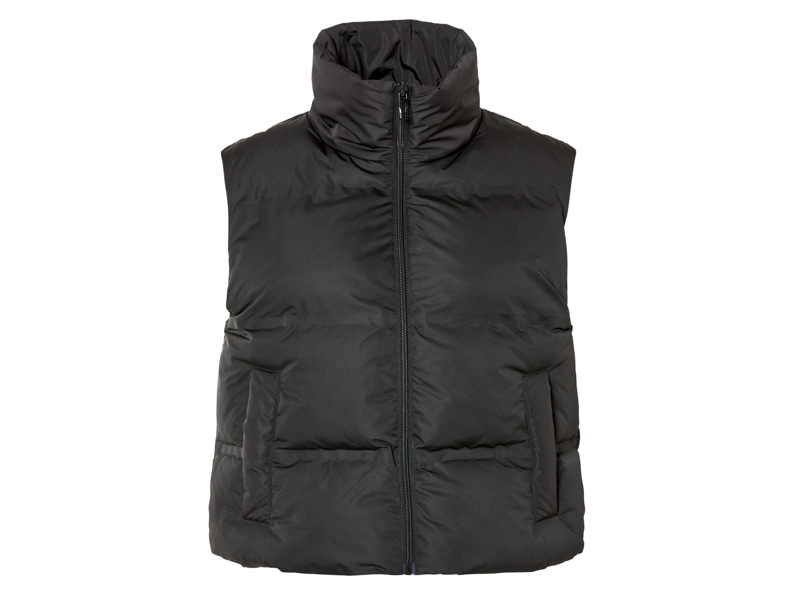 esmara® Kamizelka pikowana damska (Czarny, S(36/38))