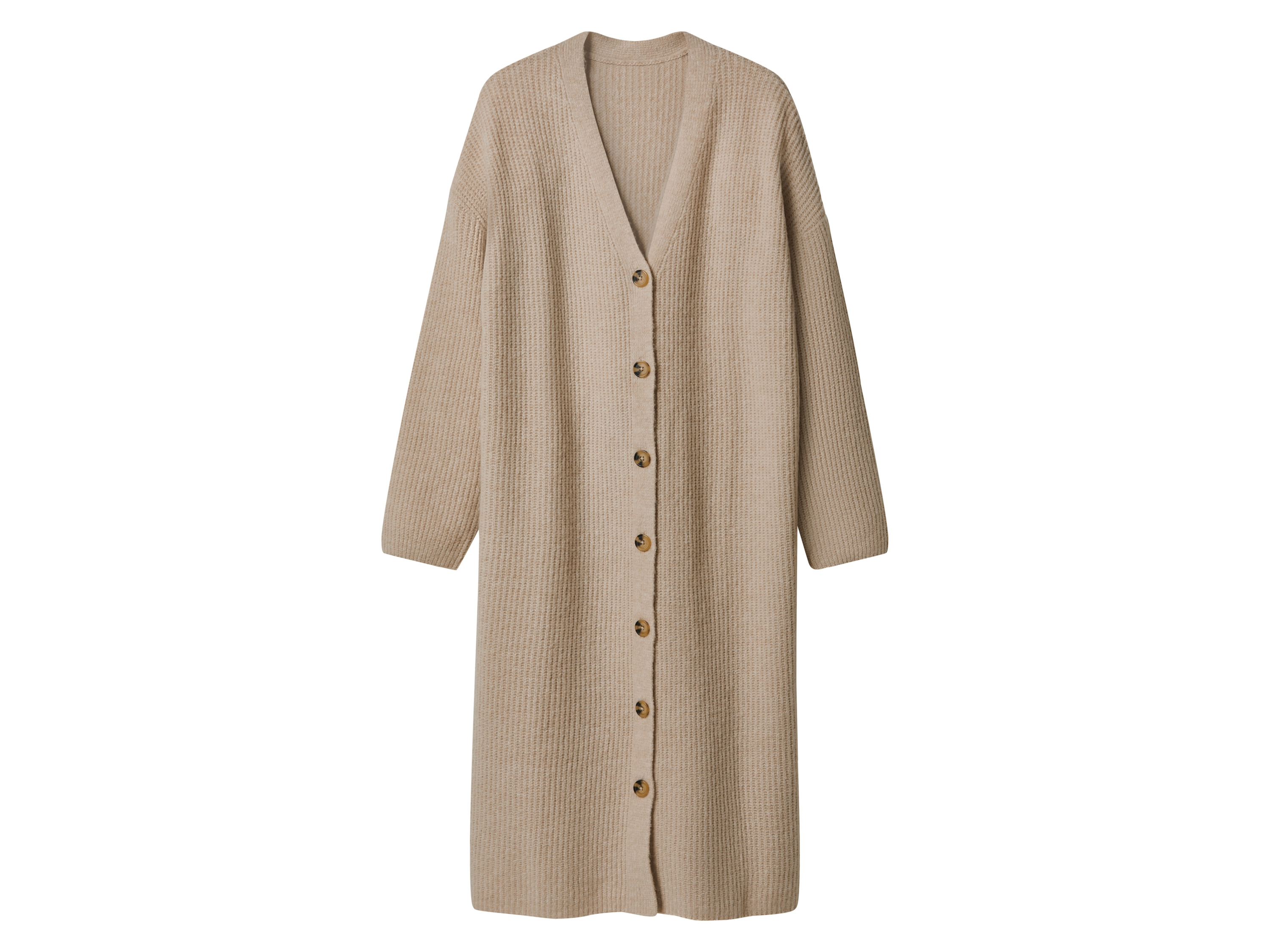 esmara® Kardigan damski (Beżowy, XL (48/50))