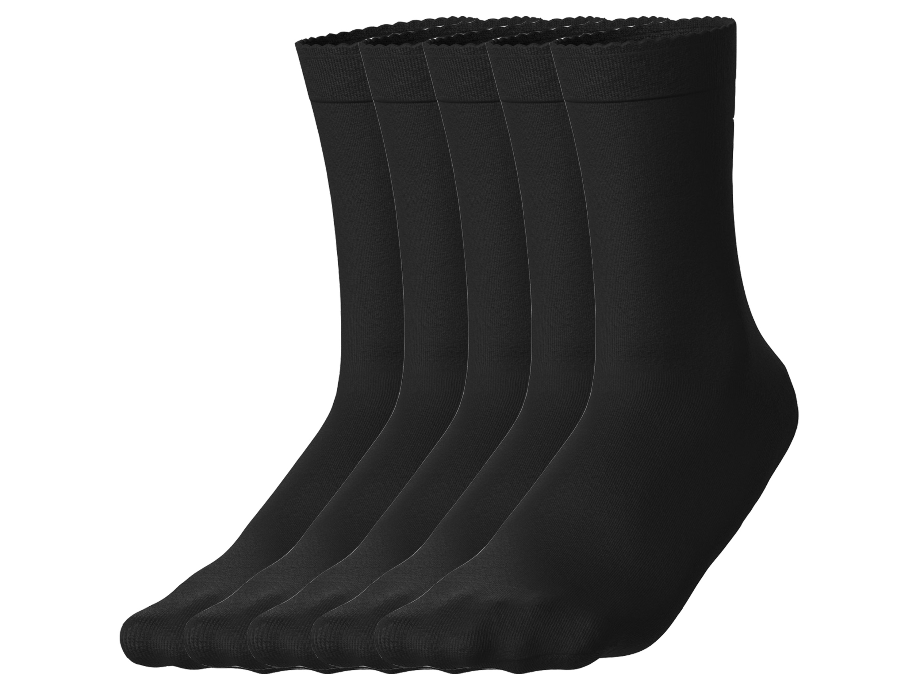 esmara® Skarpetki damskie z biobawełną, 5 par 