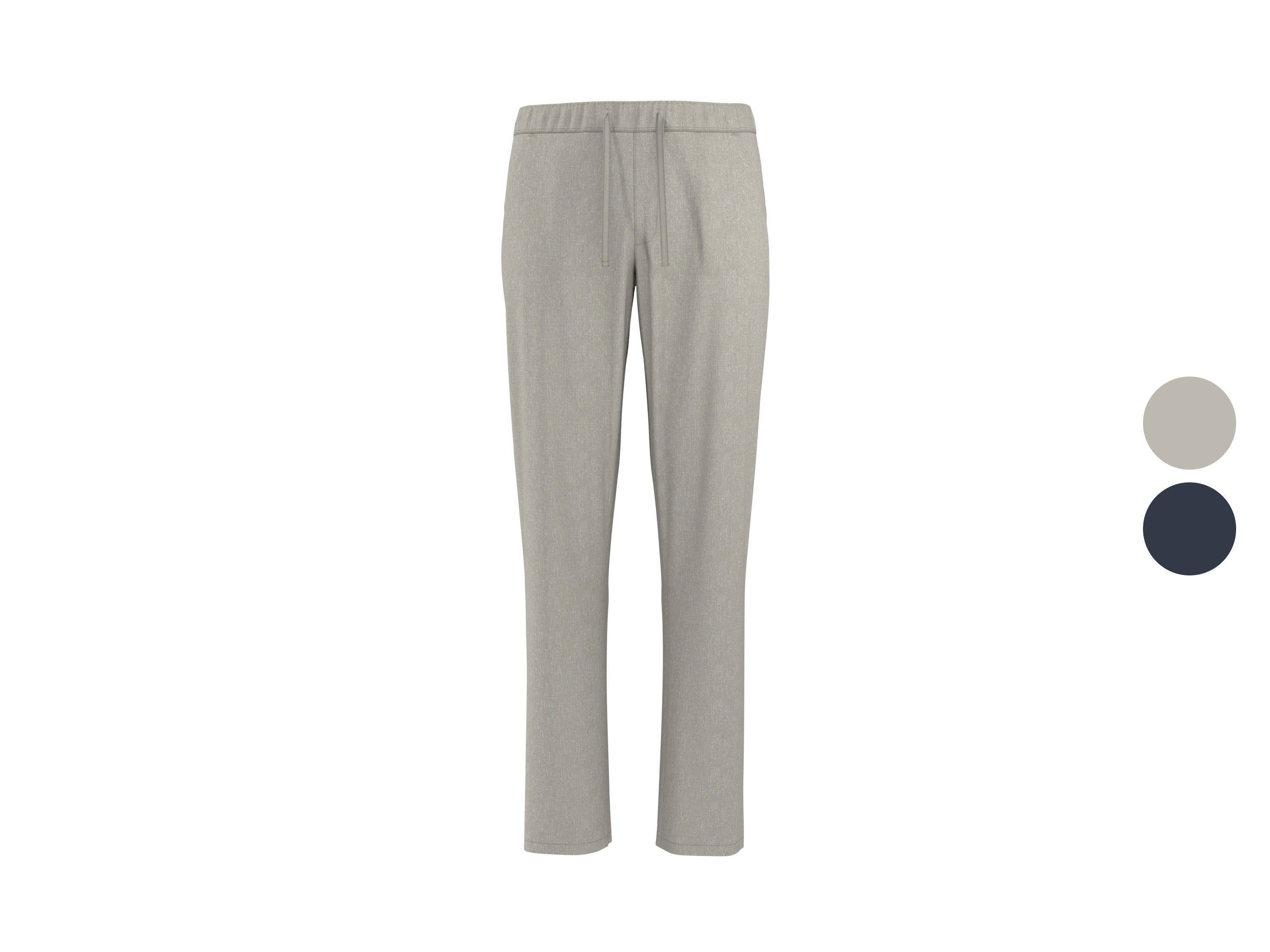 esmara Men Spodnie straight fit męskie z lnem