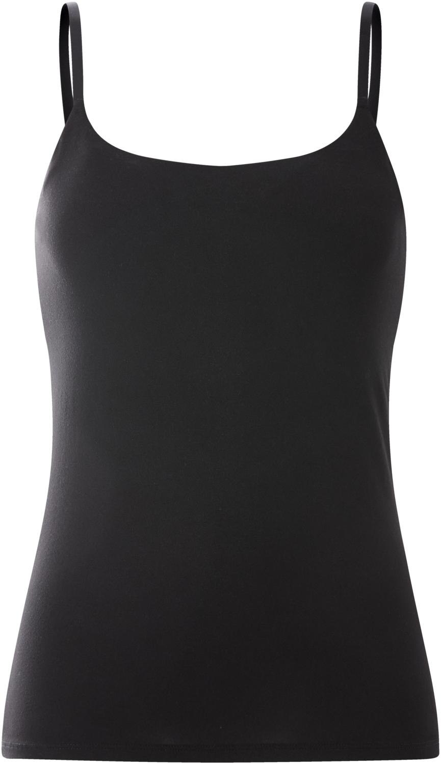 ESMARA® Top z wbudowanym biustonoszem (Czarny, M(40/42))
