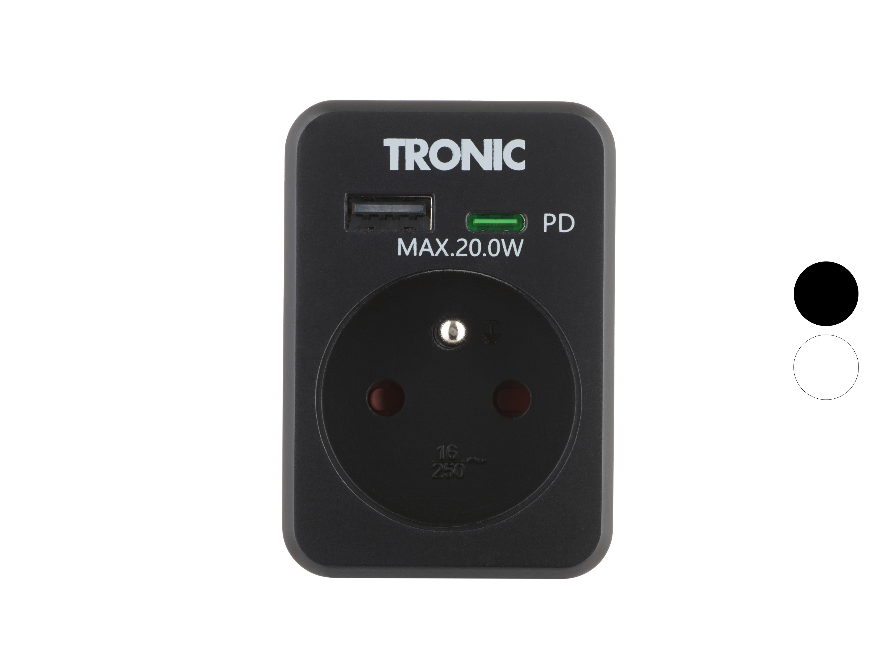 TRONIC® Adapter gniazdka z USB