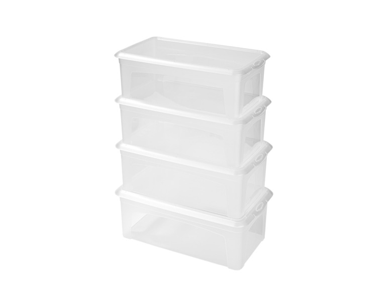 Pełny ekran: LIVARNO home Zestaw pudełek do przechowywania, przezroczyste, 10 lub 5 L - zdjęcie 5