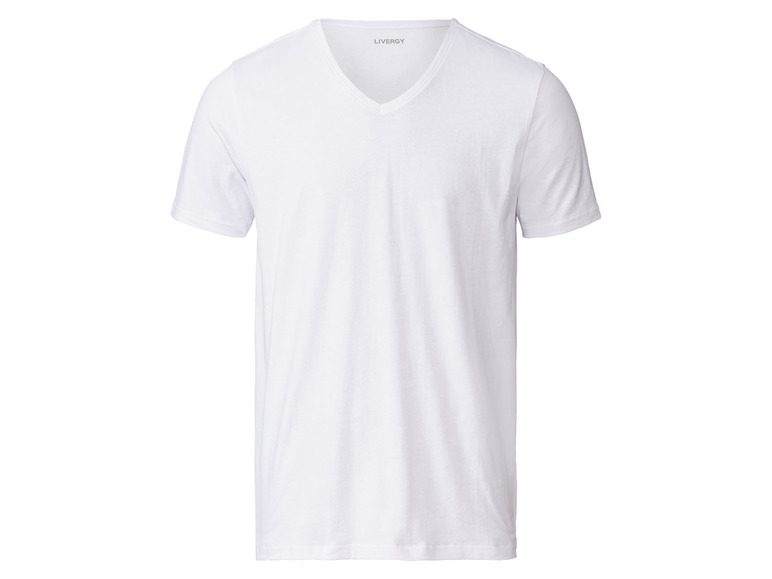 Pełny ekran: LIVERGY® T-shirty męskie z bawełną, 2 sztuki - zdjęcie 4
