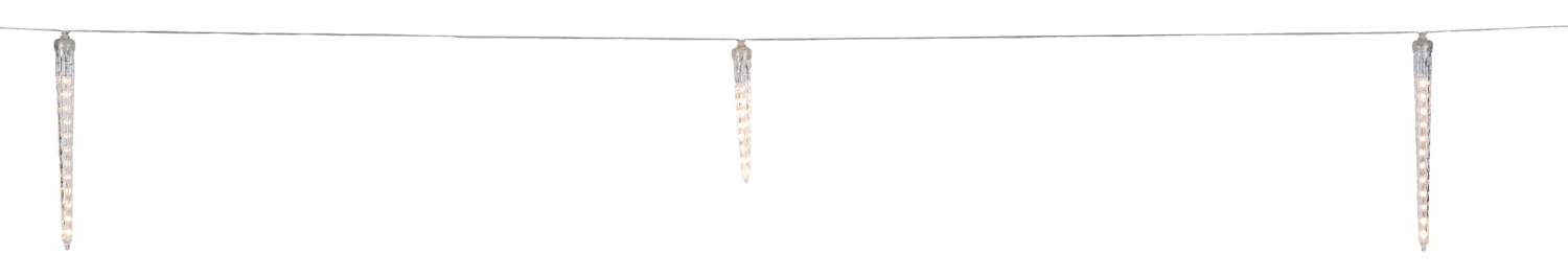 LIVARNO HOME Girlanda w kształcie sopli, 148 diod LED (Ciepła biel)