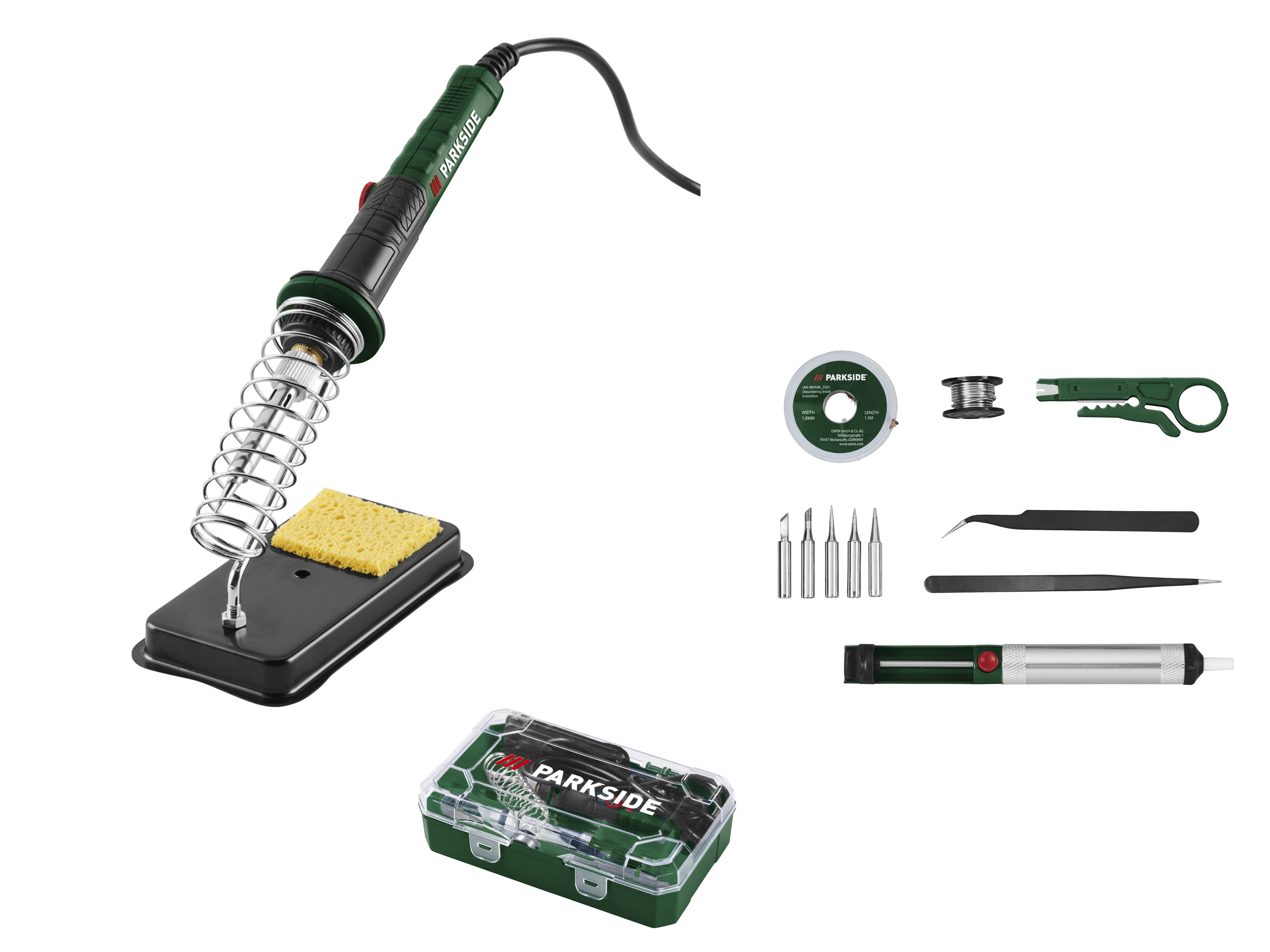 PARKSIDE® Lutownica z akcesoriami, 17 elementów