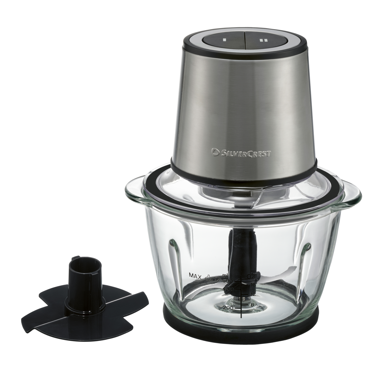 SILVERCREST® Rozdrabniacz wielofunkcyjny SMZE 500 C2, 500 W (Srebrny)