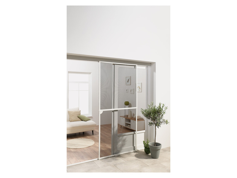 Pełny ekran: LIVARNO home Moskitiera przesuwna drzwiowa z aluminium, 120 x 240 cm - zdjęcie 2