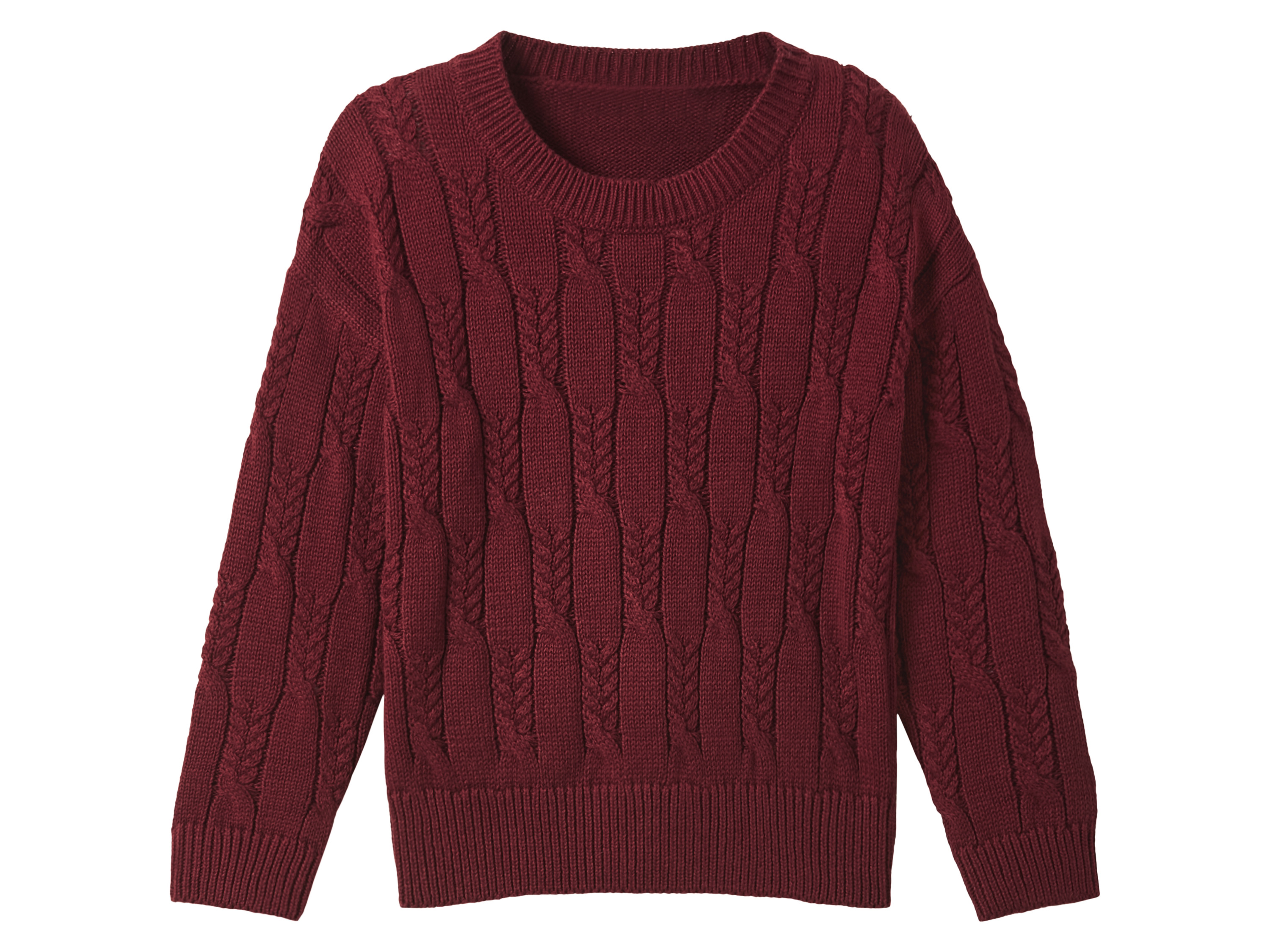 lupilu® Sweter dziecięcy z bawełny (Czerwony, 122/128)