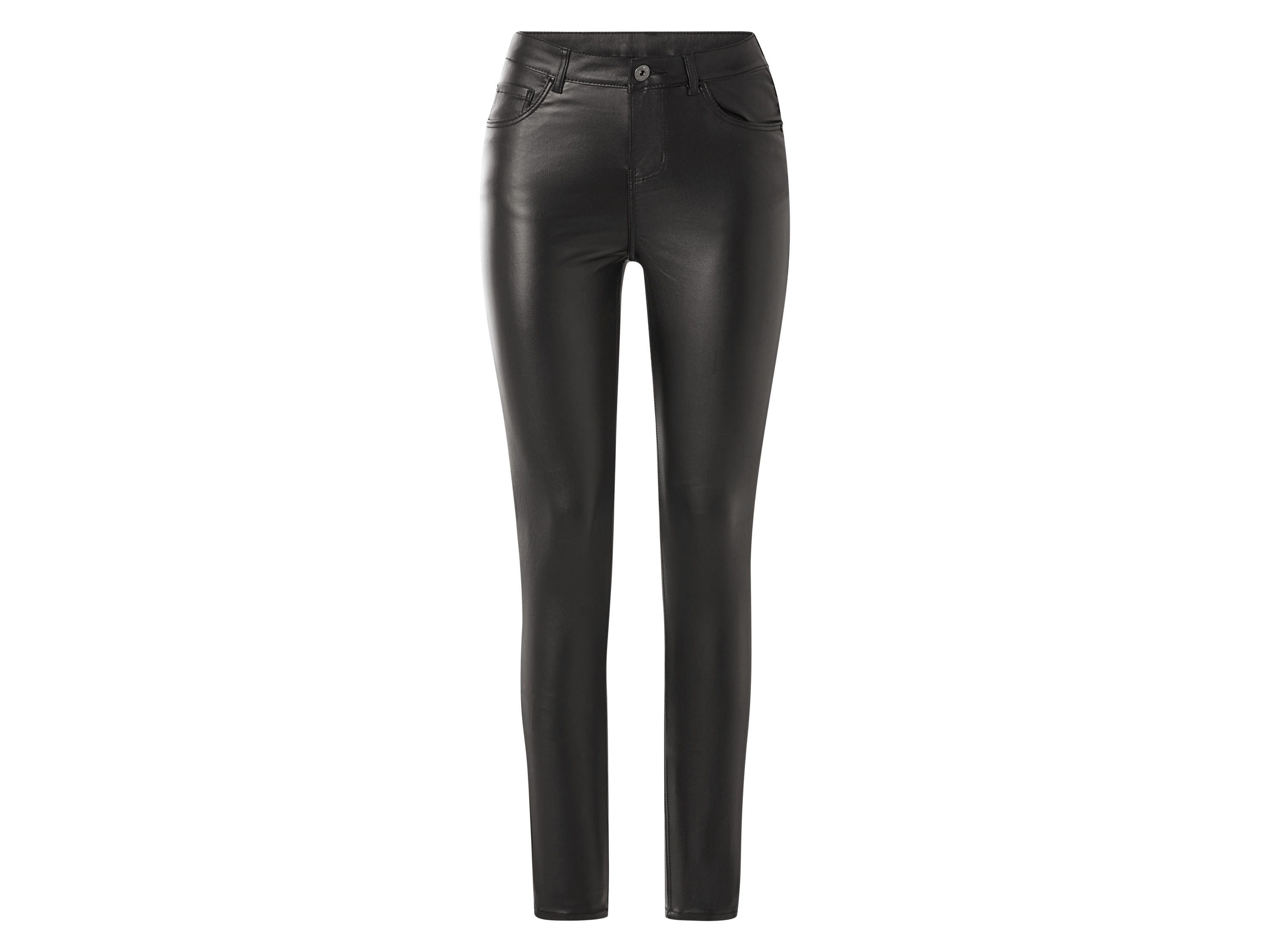 ESMARA® Jeansy skinny fit damskie (Czarny, 42)
