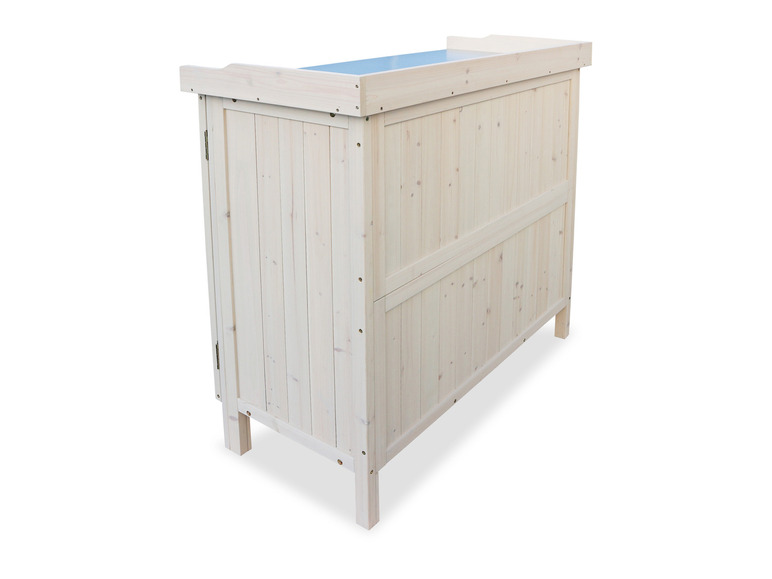 Pełny ekran: Stół ogrodowy HABAU z dolną szafką i blatem, 98 x 48 x 95 cm, drewno - zdjęcie 13