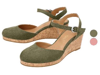 ESMARA® Sandały na koturnie damskie