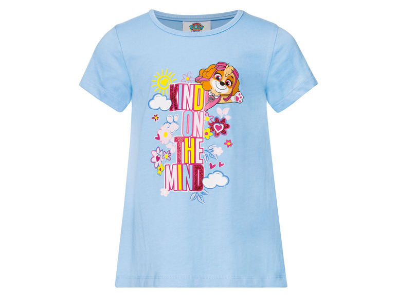 Pełny ekran: T-shirt dziewczęcy bawełniany ze wzorem z bajki - zdjęcie 9