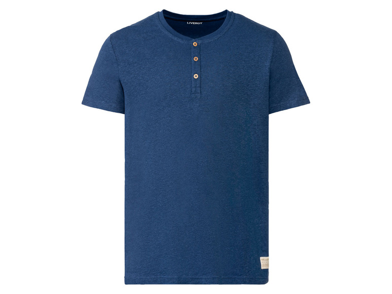 Pełny ekran: LIVERGY® T-shirt męski, krój dopasowany, z bawełną organiczną - zdjęcie 2
