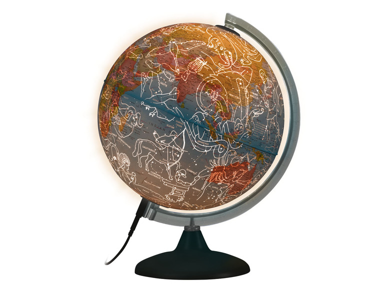 Pełny ekran: LIVARNO home Globus i mapa nieba z podświetleniem, Ø 25 cm - zdjęcie 5