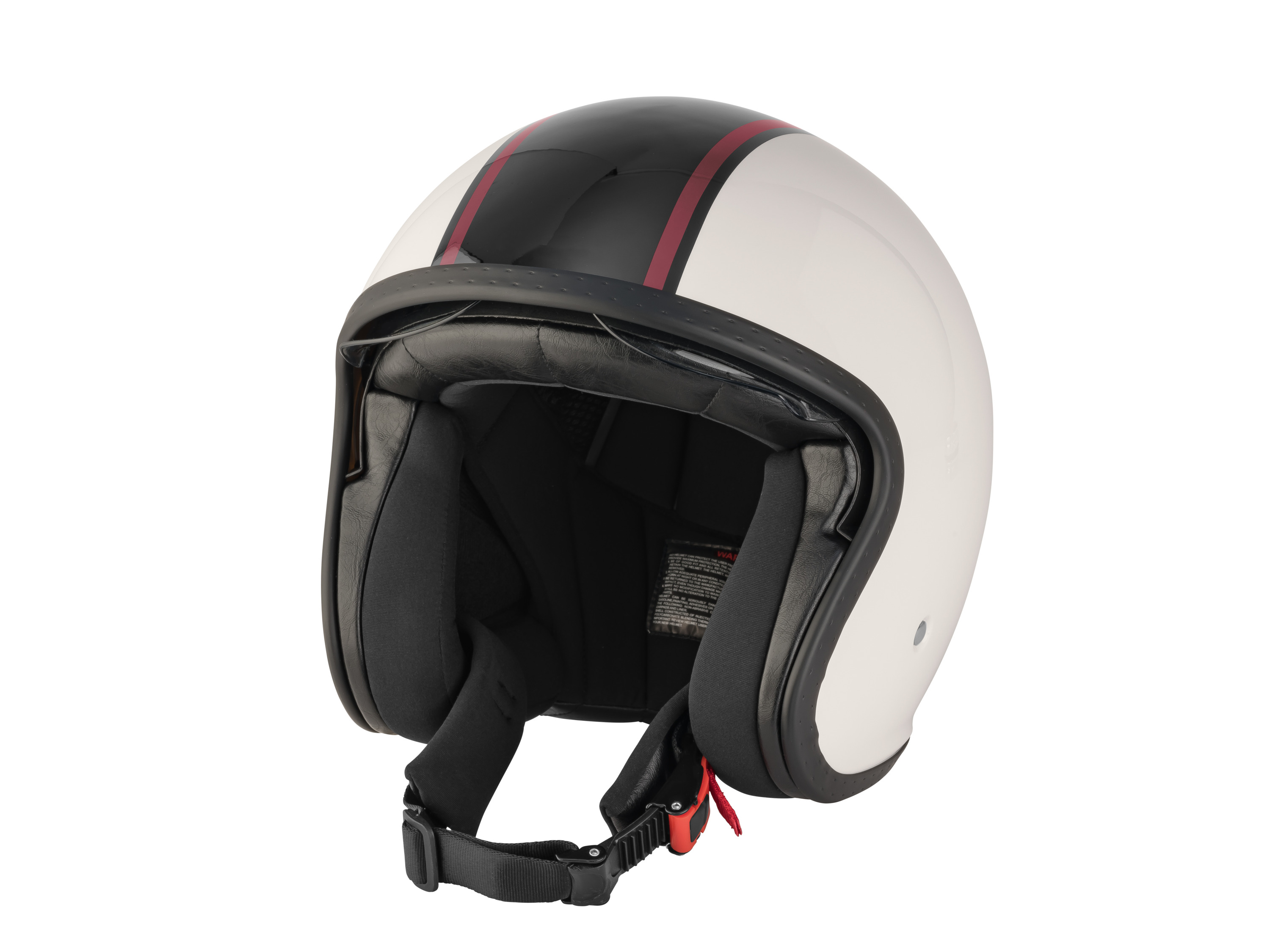 ULTIMATE SPEED® Kask typu Jet rozmiar S (Kremowy/czarny)