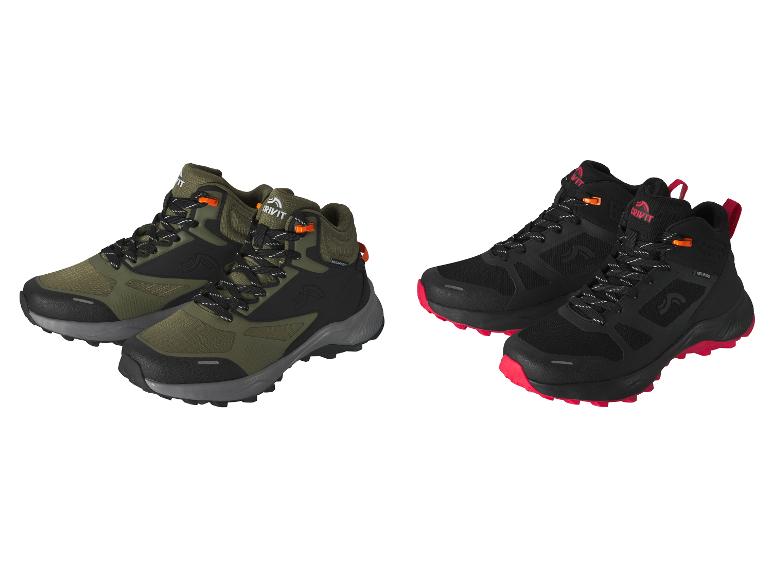 Buty trekkingowe Crivit: model oliwkowy i czarny.