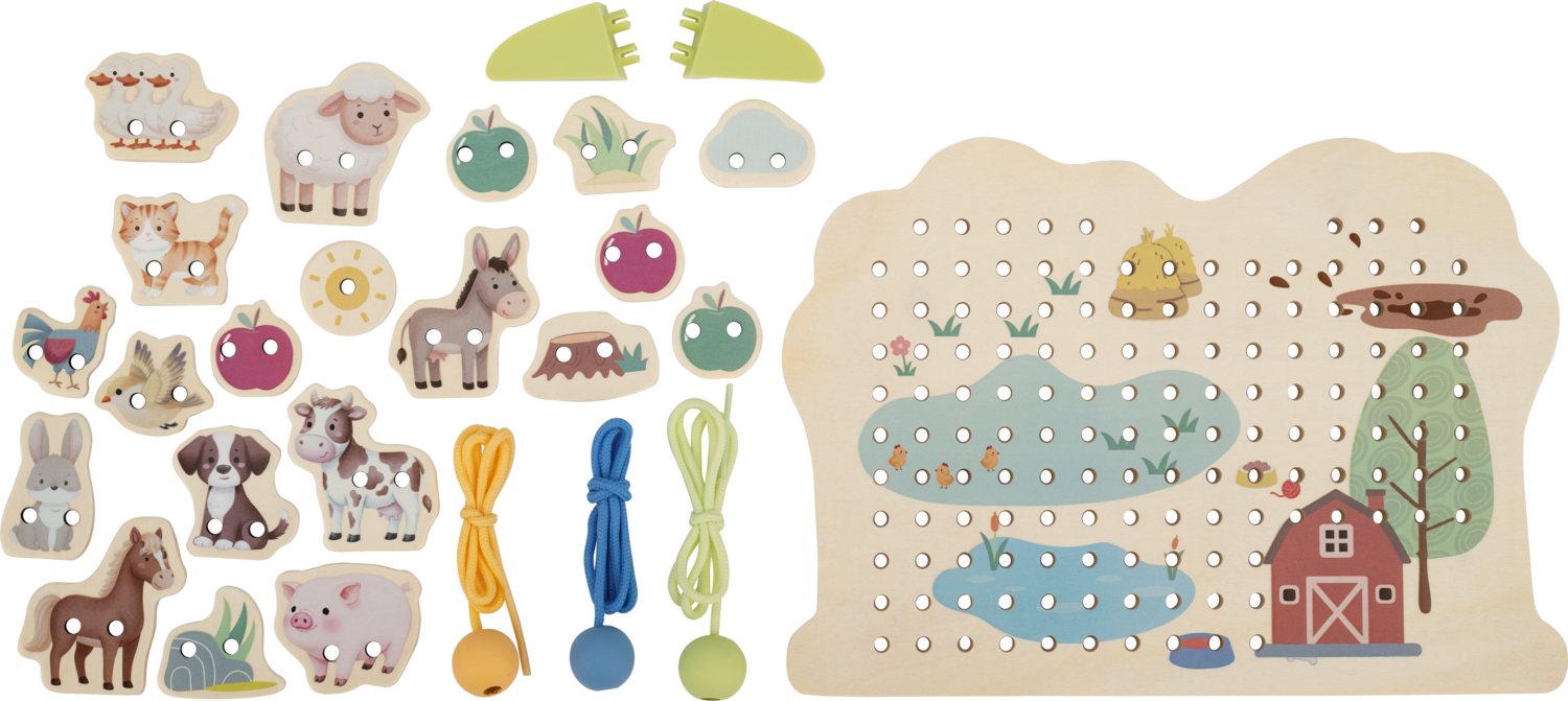 Puzzle edukacyjne (Nawlekanka)