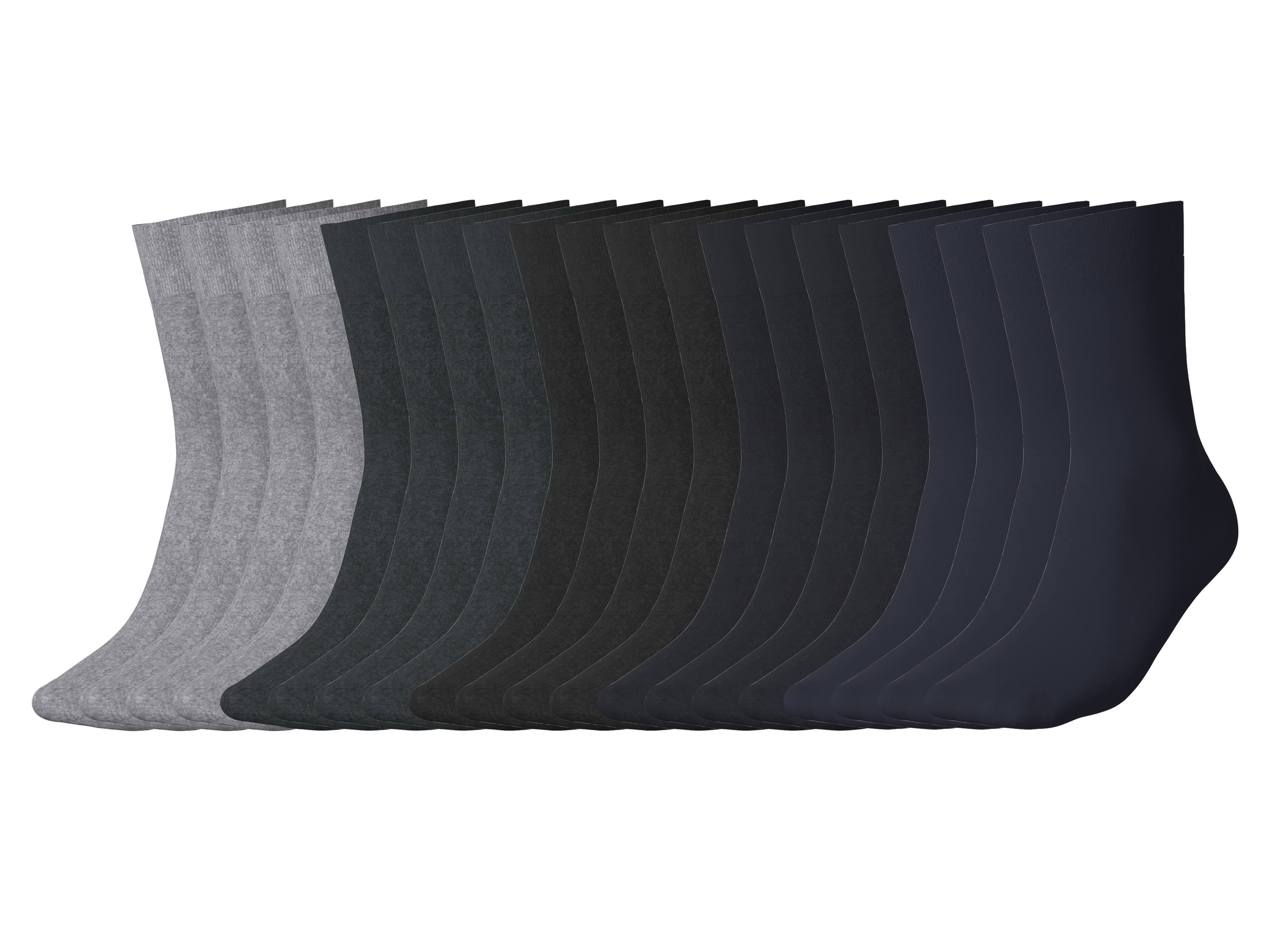 esmara Men Skarpetki męskie z bawełną, 20 par