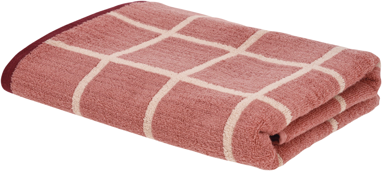 LIVARNO® Ręcznik kąpielowy frotté, 70 x 140 cm (Różowy)