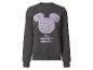 Ciemnoszara bluza Disney Mickey Mouse z fioletowym logo.